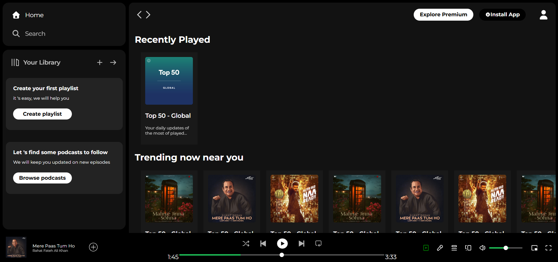 Spotify Clone